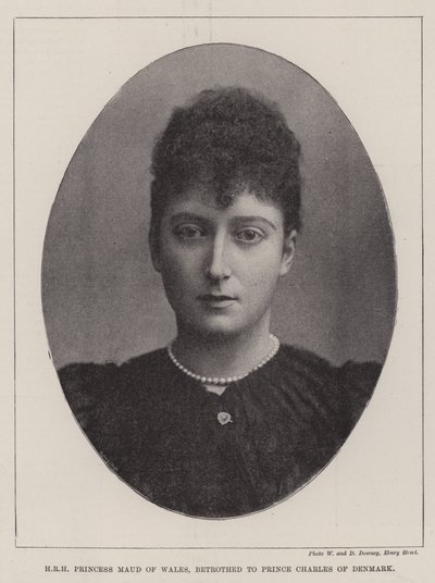 SAR la Princesa Maud de Gales, prometida con el Príncipe Carlos de Dinamarca de English Photographer