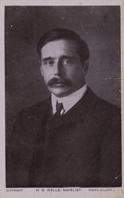 H G Wells (1866-1946), novelista inglés de English Photographer