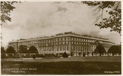 Palacio de Hampton Court, frentes sur y este de English Photographer