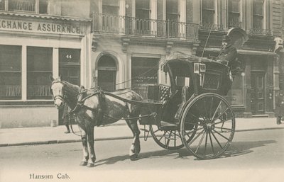 Coche Hansom, Londres de English Photographer