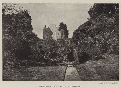 Castillo viejo de Hawarden, Flintshire de English Photographer