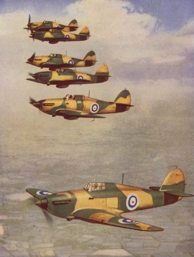 Hawker Hurricanes (foto en color) de English Photographer