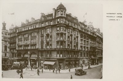 Hotel Haymarket, Piccadilly Circus, Londres de English Photographer