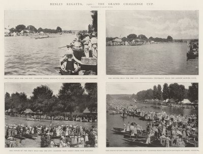 Regata de Henley, 1901, la Copa del Gran Desafío de English Photographer