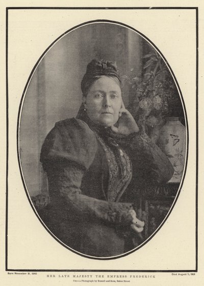 Su difunta majestad la Emperatriz Victoria de English Photographer