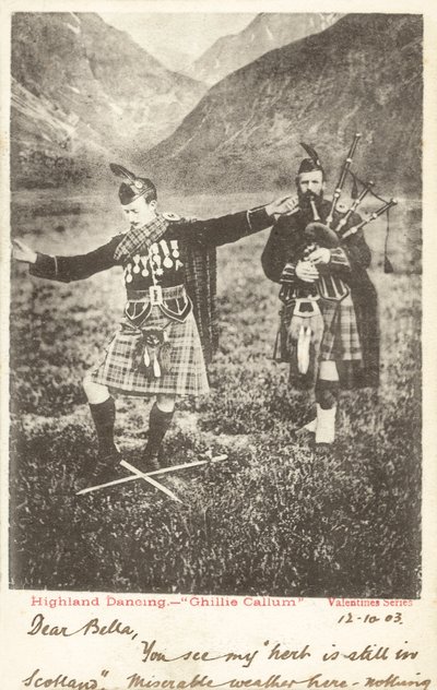 Baile de las Highlands - "Ghillie Callum" (foto b/n) de English Photographer