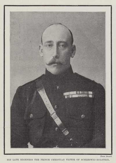 Su alteza el difunto Príncipe Christian Victor de Schleswig-Holstein de English Photographer