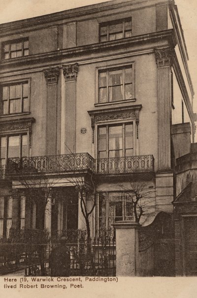 Hogar del poeta Robert Browning de English Photographer