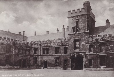 En el Frente del Cuadrángulo, St Johns College de English Photographer