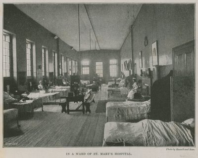 En una sala del Hospital de St Mary, Londres de English Photographer