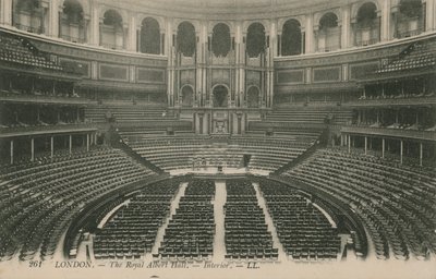 Interior del Royal Albert Hall, Londres de English Photographer