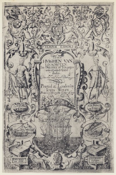J Linschoten, Discours of Voyages, J Wolfe 1598 de English Photographer