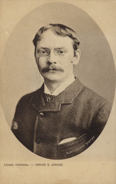 Jerome K Jerome (1859-1927), autor inglés de English Photographer