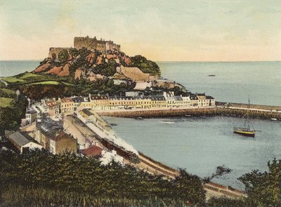 Jersey: Castillo de Mount Orgueil (foto a color) de English Photographer