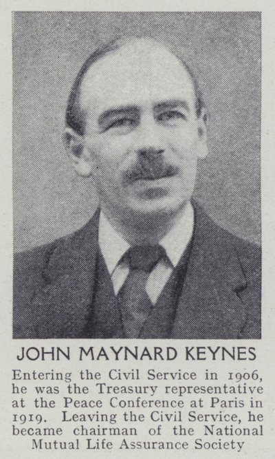 John Maynard Keynes de English Photographer