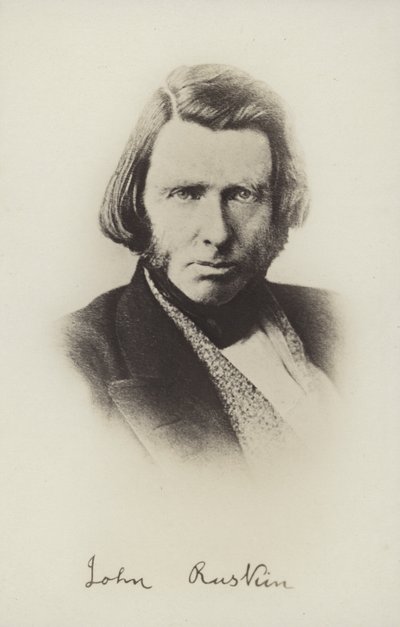 John Ruskin (1819-1900), escritor, crítico de arte, artista y pensador social inglés de English Photographer
