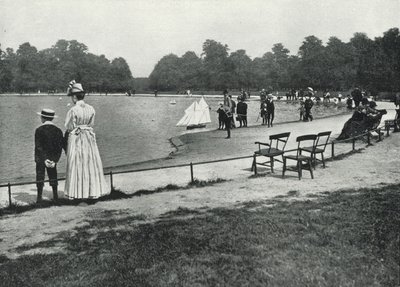 Jardines de Kensington, el Estanque Redondo de English Photographer