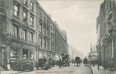Kensington High Street mirando al Oeste de English Photographer