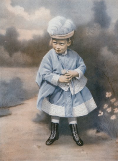 Rey Jorge V de niño, Sandringham, Norfolk, 1868 de English Photographer