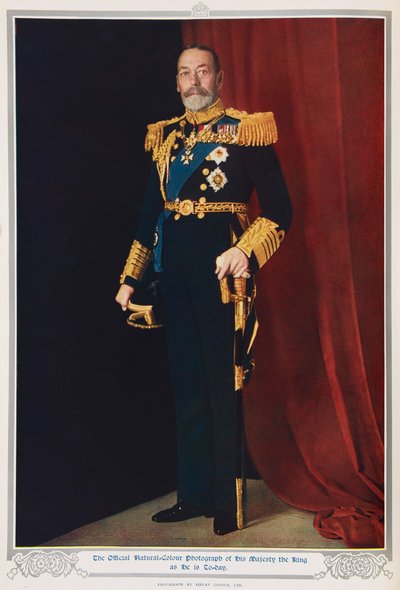 El rey Jorge V en 1935 de English Photographer