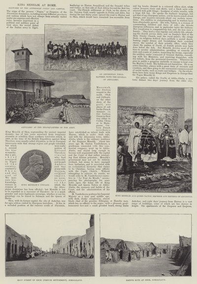 El Rey Menelik en Casa de English Photographer