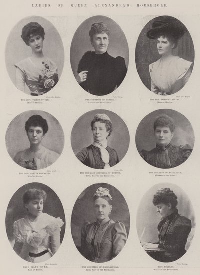 Damas de la Casa de la Reina Alexandra de English Photographer