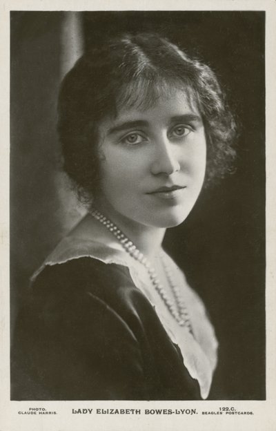 Lady Elizabeth Bowes-Lyon de English Photographer