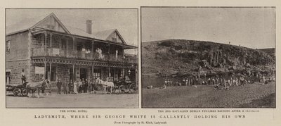 Ladysmith, donde Sir George White está Defendiendo Valientemente su Posición de English Photographer