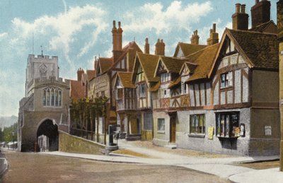 Hospital Leycester y Westgate, Warwick de English Photographer