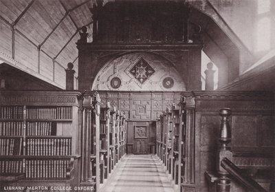 Biblioteca del Merton College, Oxford de English Photographer