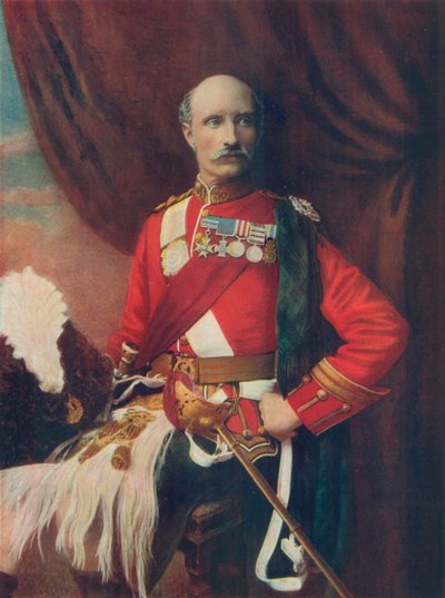 Teniente General Sir George White, en el uniforme de Coronel de los Gordon Highlanders de English Photographer