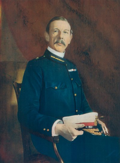 Teniente General Sir H. E. Colvile, Comandante de la 9ª División de la Fuerza de Campo Sudafricana de English Photographer