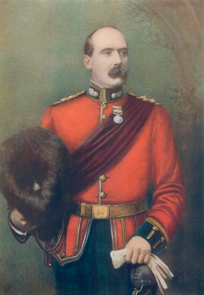 Teniente Coronel A. W. Thorneycroft. Comandante de la Infantería Montada de Thorneycroft de English Photographer