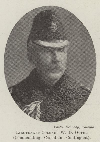 El teniente coronel W. D. Otter, comandante del contingente canadiense de English Photographer