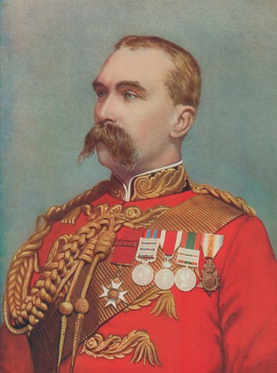 Teniente General Sir Alfred Gaselee. Comandante de las fuerzas británicas en China de English Photographer