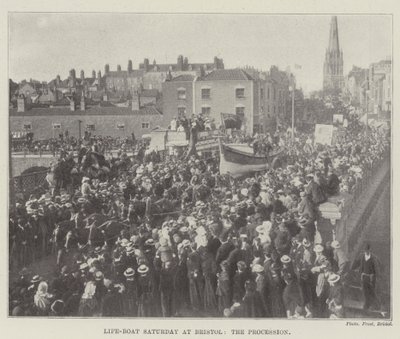 Sábado de botes salvavidas en Bristol, la procesión de English Photographer