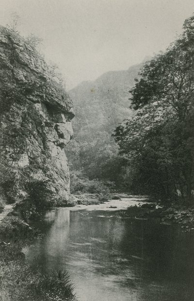 Roca con Cara de León, Dovedale de English Photographer