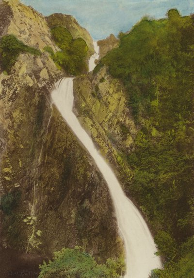 Llanberis, Cascada (foto a color) de English Photographer