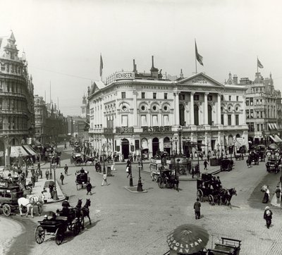 Pabellón de Londres, Piccadilly Circus, Londres, c 1900 de English Photographer