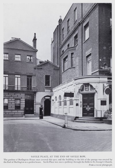 Londres: Savile Place, al final de Savile Row de English Photographer