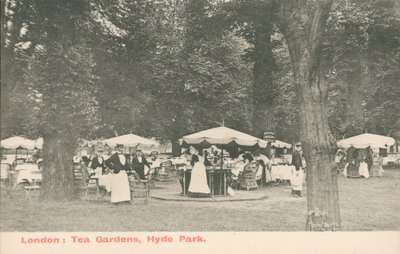 Londres, Jardines de Té, Hyde Park de English Photographer
