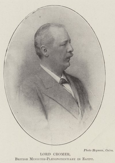 Lord Cromer, Ministro Plenipotenciario Británico en Egipto de English Photographer