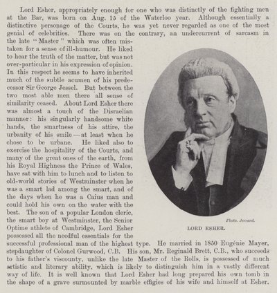 Lord Esher de English Photographer