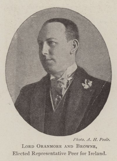 Lord Oranmore y Browne, elegido par representante de Irlanda de English Photographer