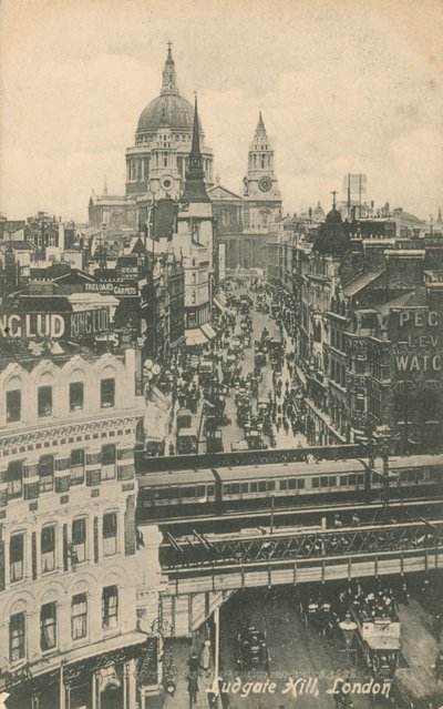 Colina Ludgate, Londres de English Photographer