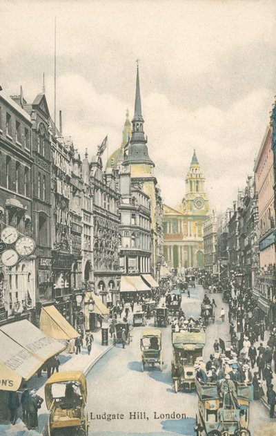 Colina Ludgate, Londres de English Photographer