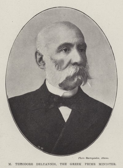 M Theodore Delyannis, el Primer Ministro Griego de English Photographer