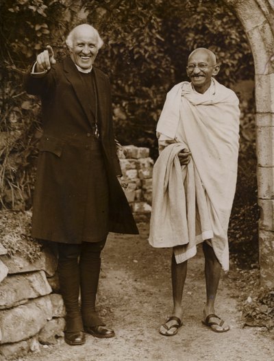 Mahatma Gandhi, líder indio del movimiento por la independencia del dominio británico de English Photographer