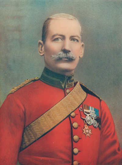 Mayor General J. B. B. Dickson. Comandante de la Cuarta Brigada de Caballería, Fuerza de Campo Sudafricana de English Photographer
