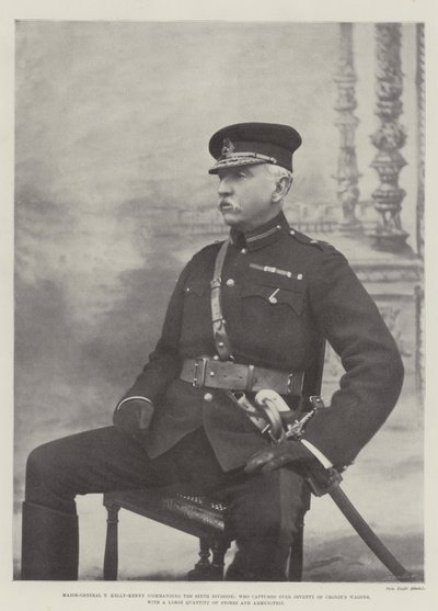Mayor General T Kelly-Kenny (comandante de la Sexta División), quien capturó más de Setenta Carros de Cronje, con una Gran Cantidad de Almacenes y Municiones de English Photographer